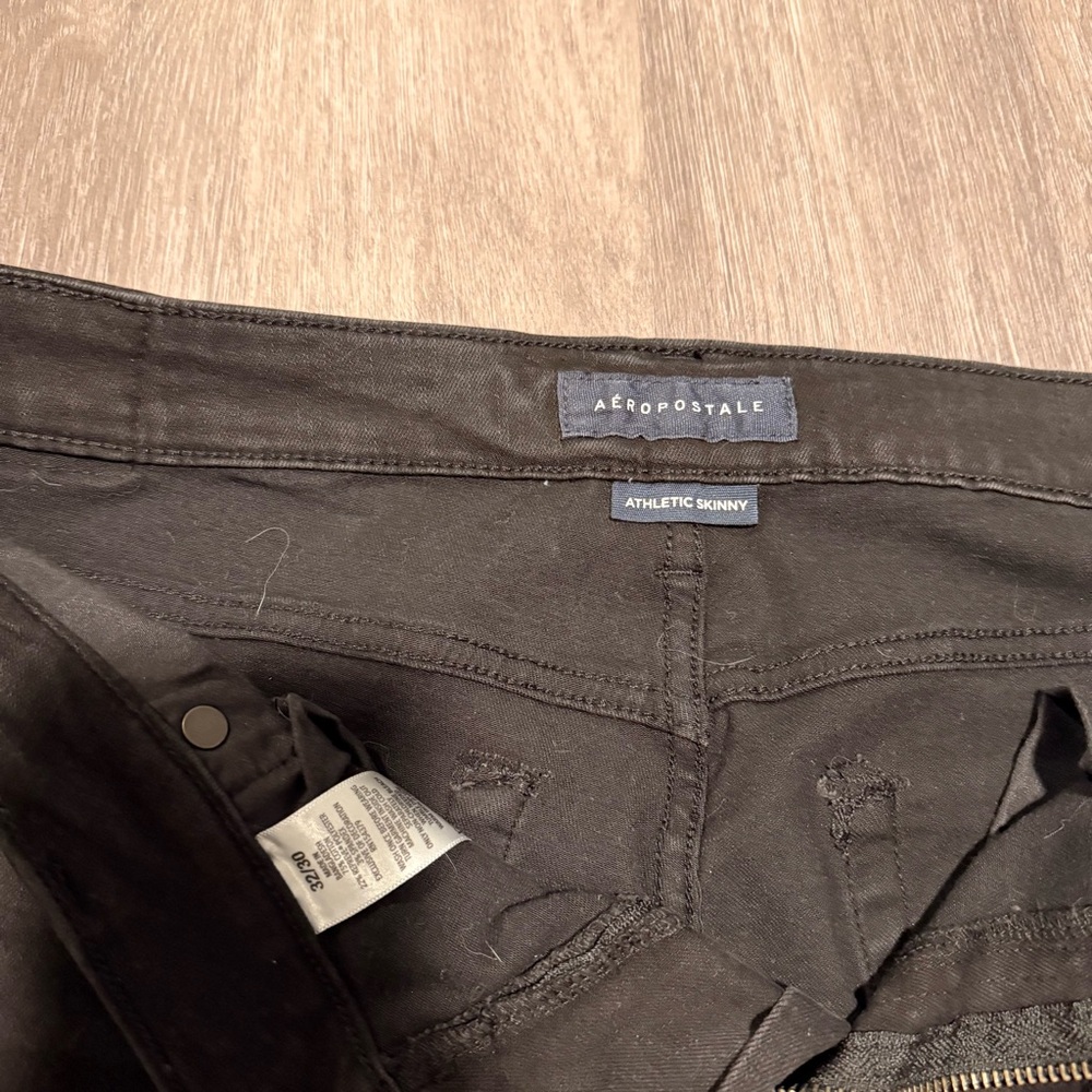 Aeropostale Athletic Black Jeans